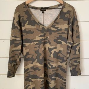 Cameo Sweatshirt Dress